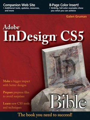 cover image of InDesign CS5 Bible